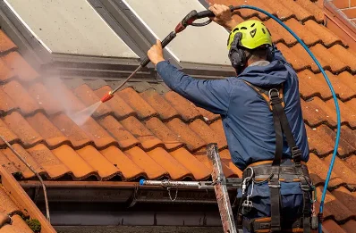 Démoussage et hydrofuge de toiture à Jolivet